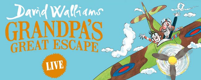 David Walliams Grandpa`s Great Escape: VIP Tickets + Hospitality Packages - Manchester Arena.
